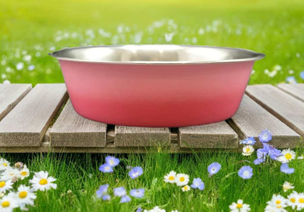 Steel Dog Bowl 400ml