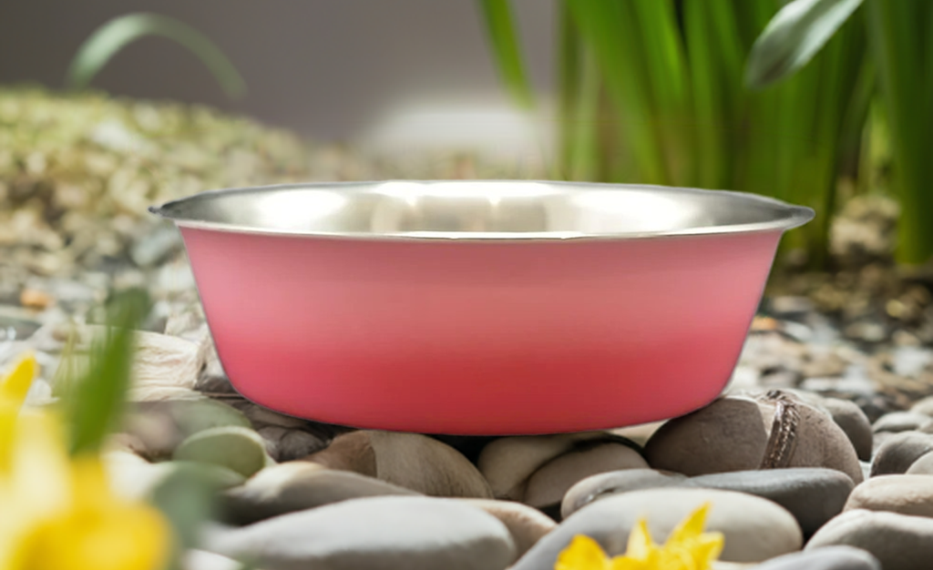 Steel Dog Bowl 400ml