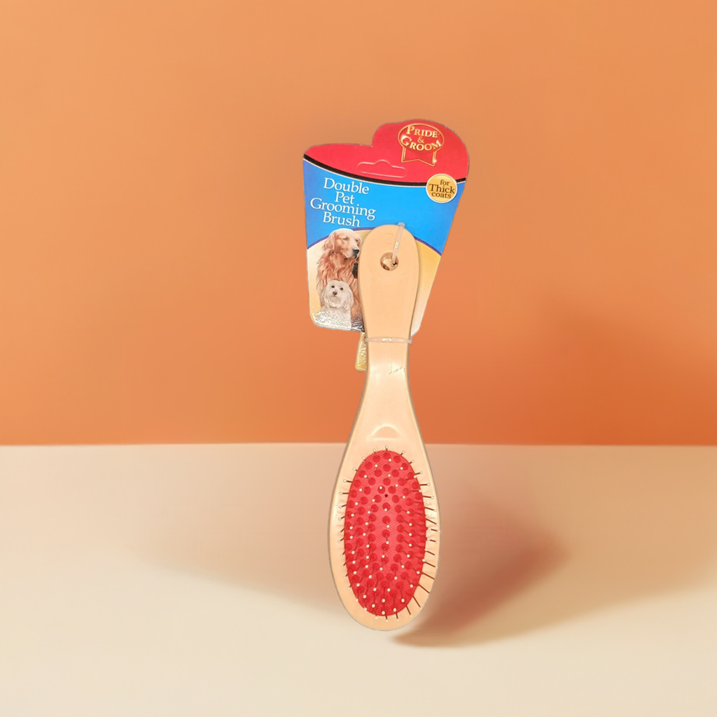 Double Sided Thick Coat Grooming Brush