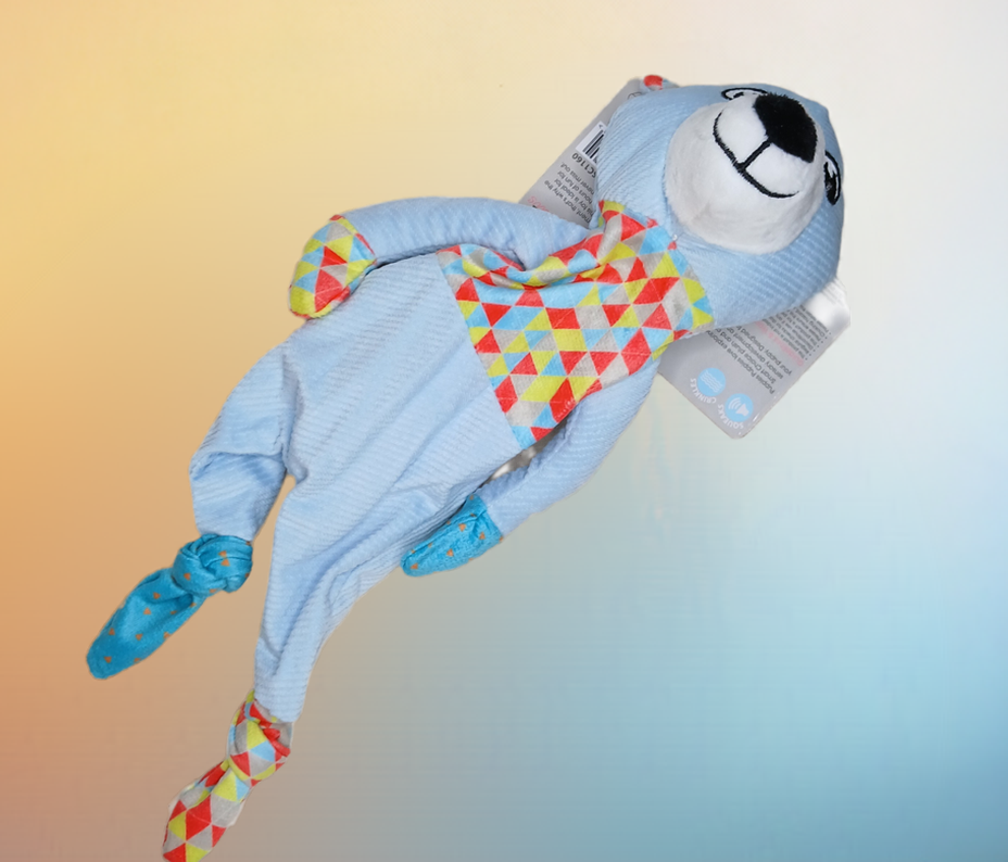 Squeaky Crinkle Plush Toy. Small to Medium size dogs.