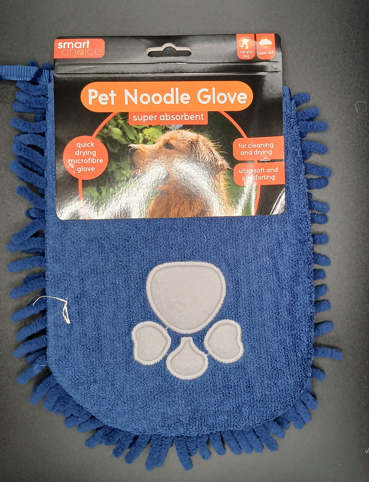 Absorbent Pet Noodle Mitt