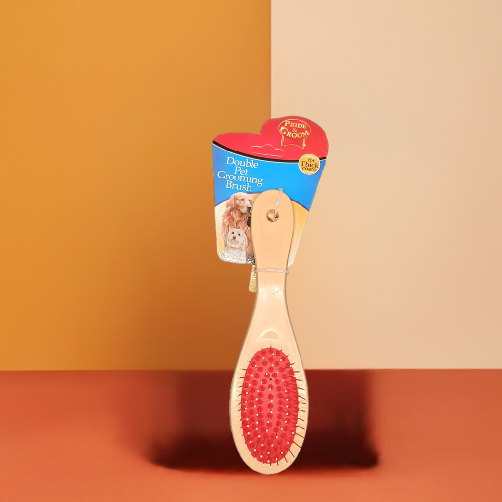Double Sided Thick Coat Grooming Brush