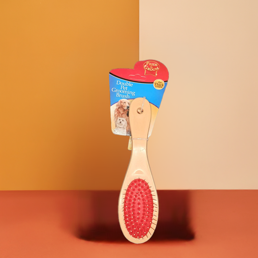 Double Sided Thick Coat Grooming Brush
