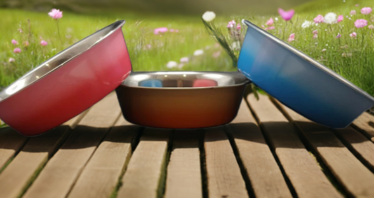 Steel Dog Bowl 400ml