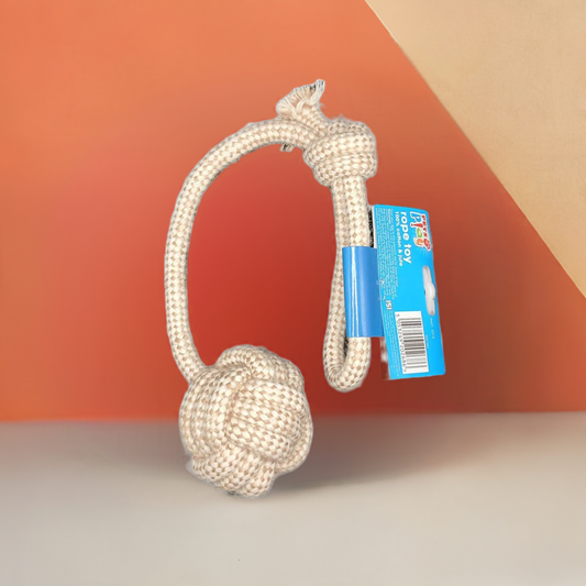 Natural Jute Rope Toy. Suitable for Medium to Larger dogs.